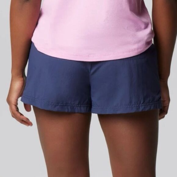 COLUMBIA Sandy River Shorts 5” High Rise Quick Dry Nocturnal Blue Size XL - Picture 2 of 8